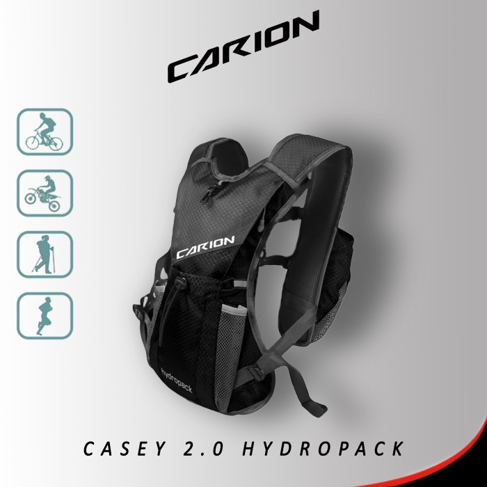 Tas Ransel Sepeda Hydropack Carion Casey - Hitam