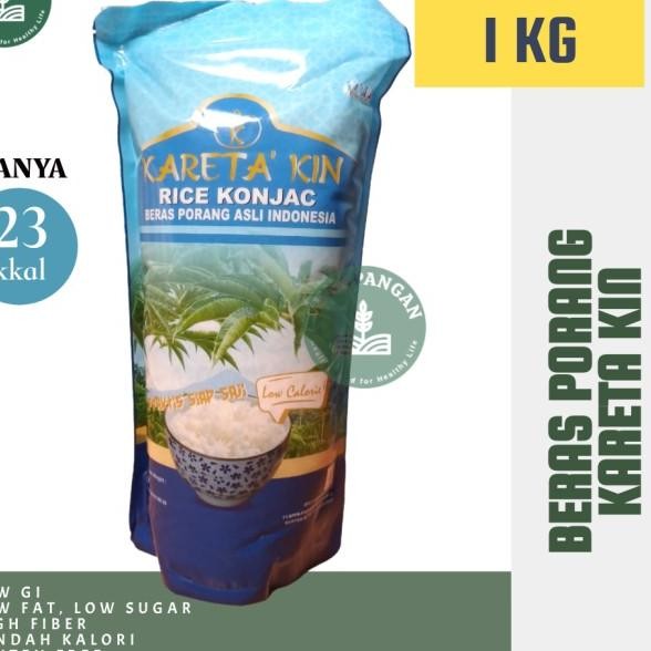 

Karetakin Beras Porang 1 Kg Shirataki Konjac Rice Rendah Kal