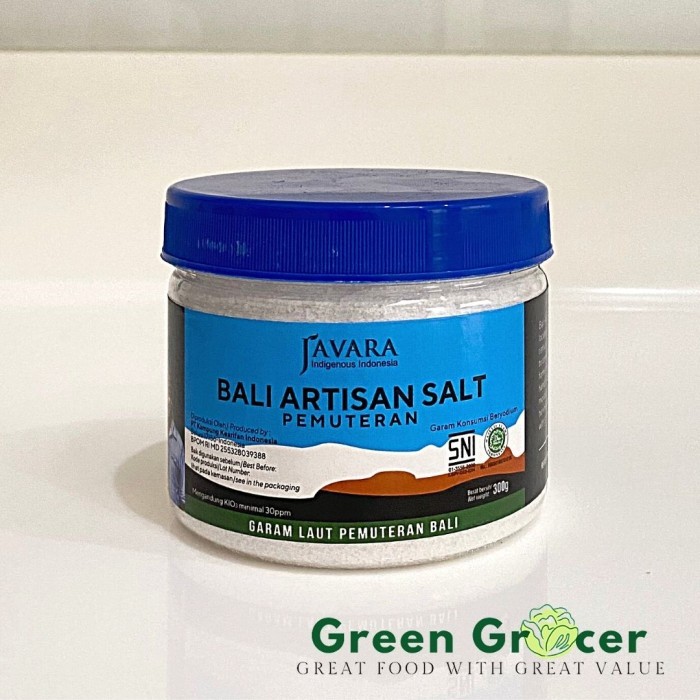 

JAVARA Pemuteran Sea Salt 300 GR / GARAM Bali Pumeteran