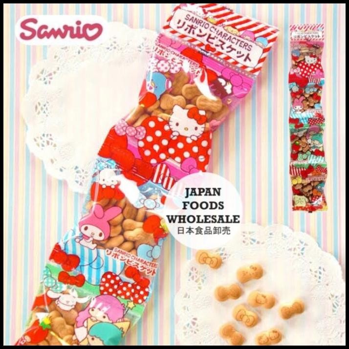 

Hokuriku Sanrio Characters Ribbon Biscuit 80Gr / Biskuit Jepang