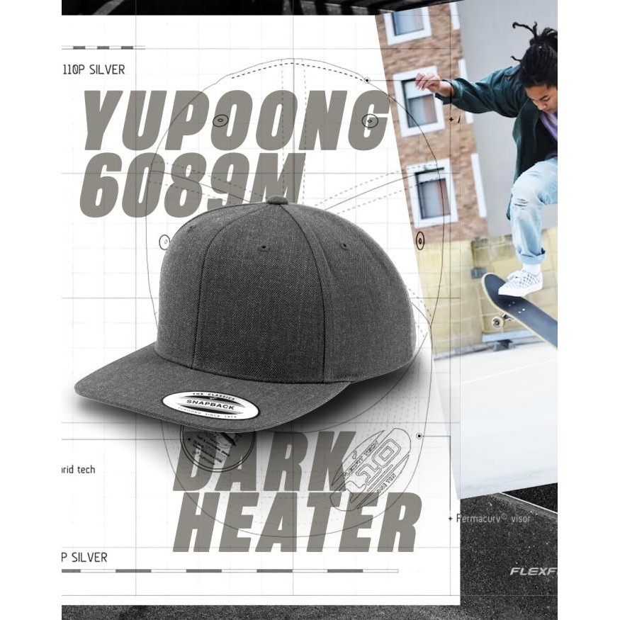 Topi Polos Original (Snapback/Baseball) Flexfit Yupoong 6089M