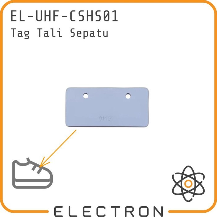 

EL-UHF-CSHS01 RFID UHF EPC global Gen2 Tag Tracking Chip Transponder PVC Impinj Waterproof Reusable Marathon Sepatu Shoe
