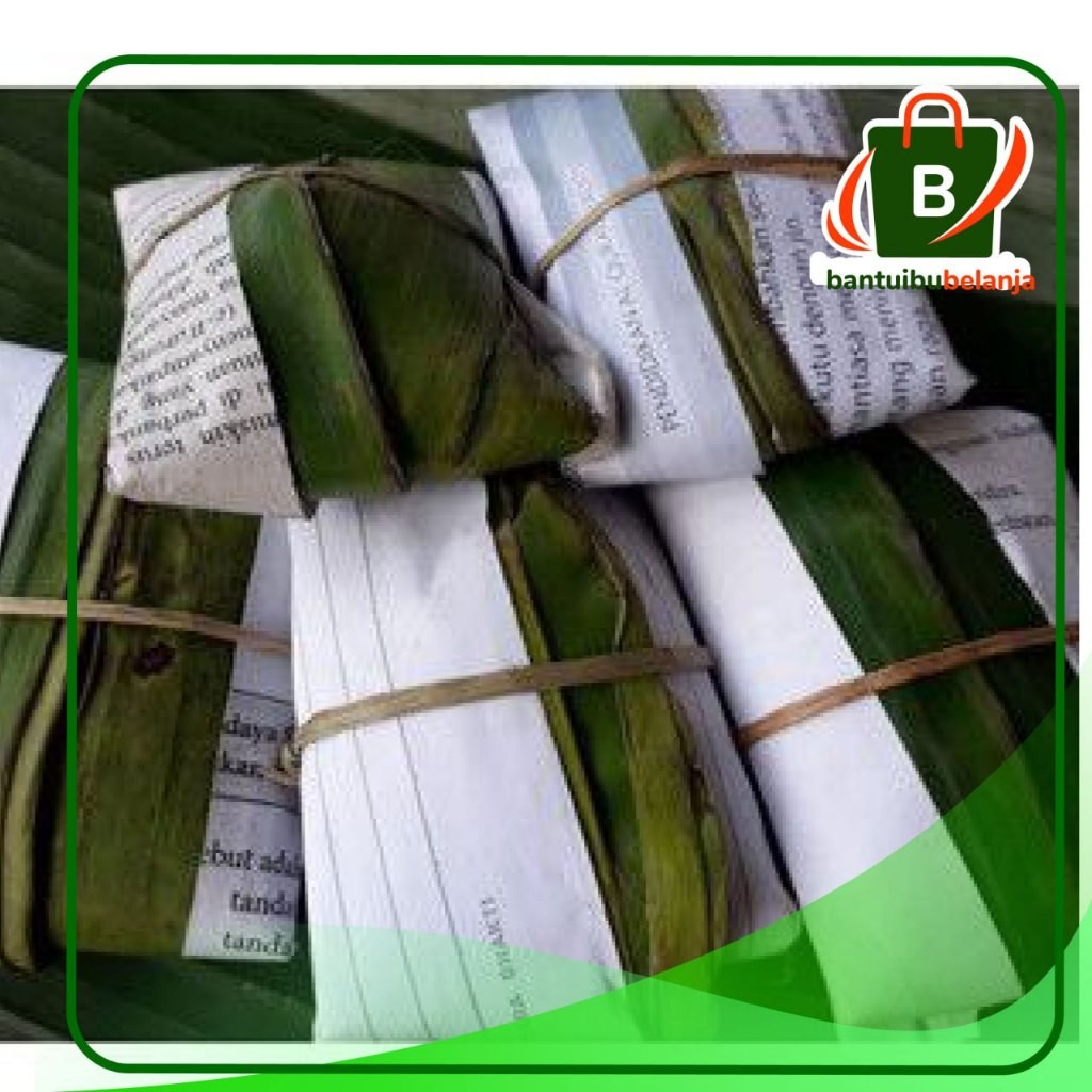 

TEMPE KECIL BUNGKUS DAUN PISANG per 5 pcs