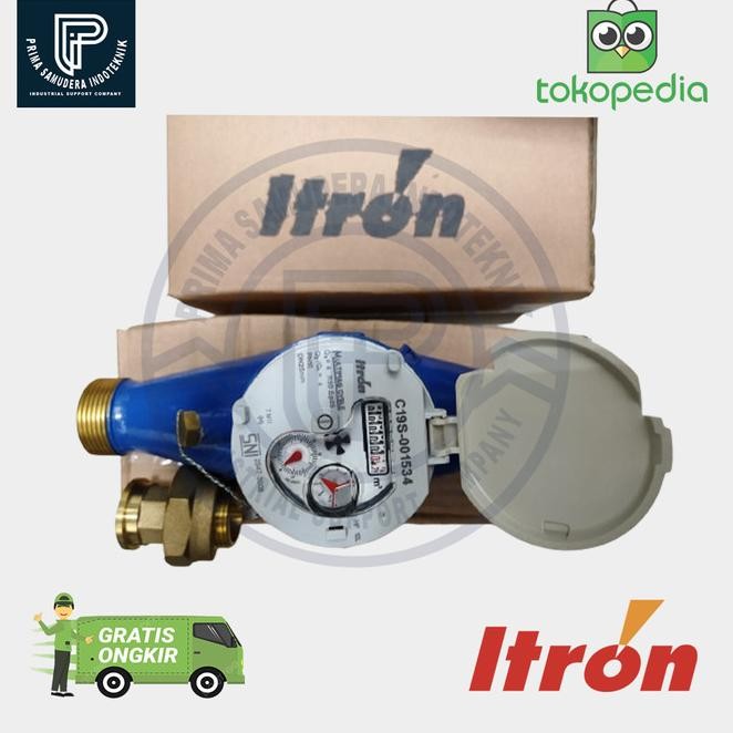 Water Meter Itron / Meteran Air Itron Dn25 (1 Inch) Termurah