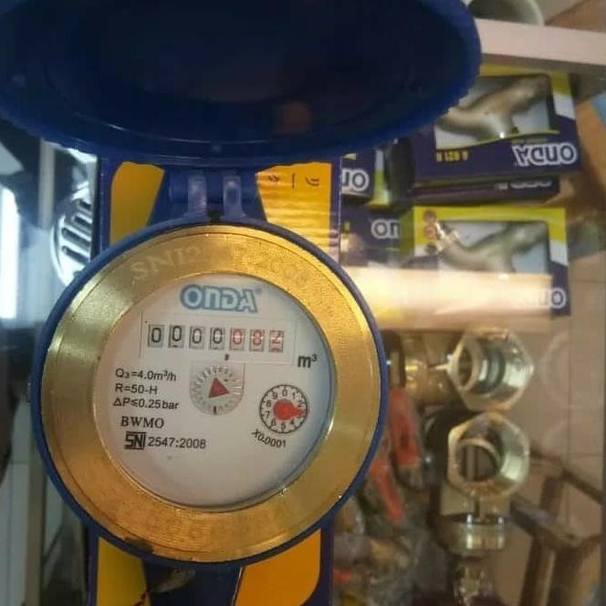 Water Meter / Meteran Air Onda 1/2" (Inch)