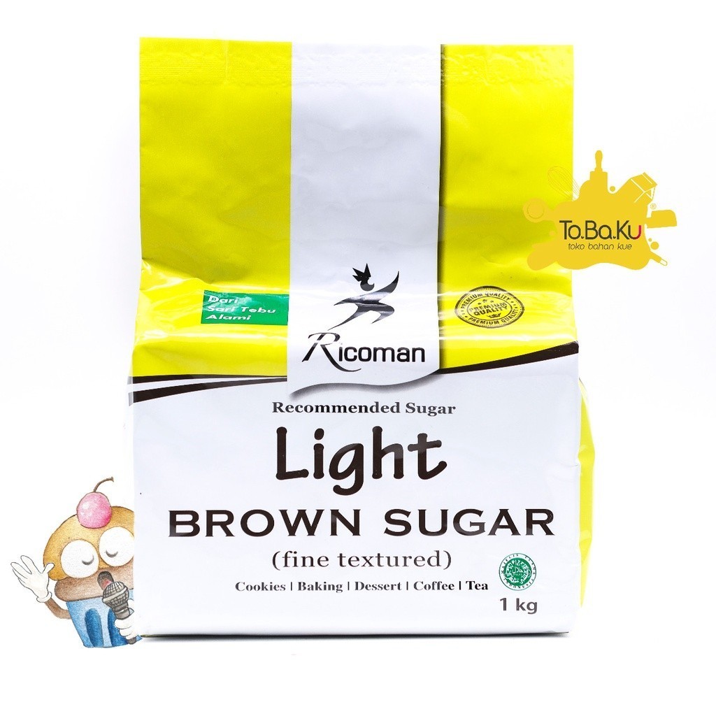

Ricoman Light Brown Sugar 1kg