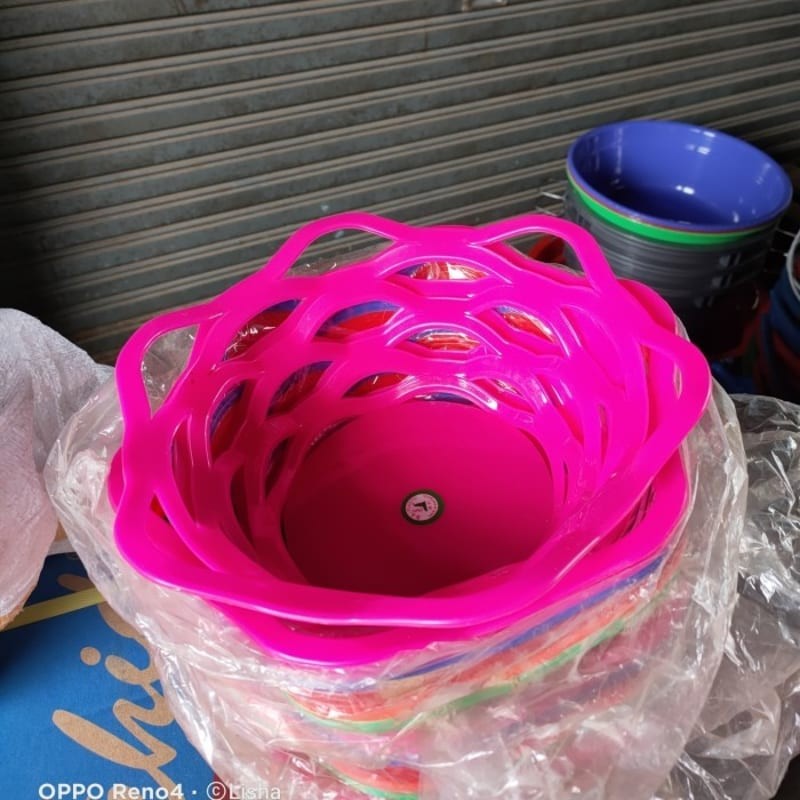 keranjang buah plastik/tempat buah cherry