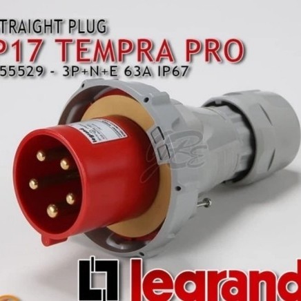 Legrand 555529 Plug 63A 5Pin 3Phase