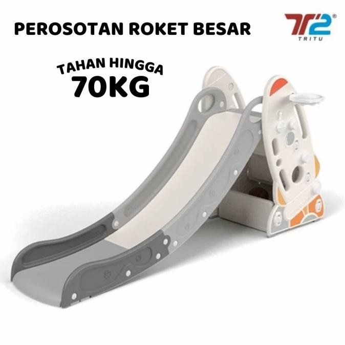 Perosotan Roket Besar Mainan Seluncuran Anak Prosotan Lengkap Kuat H24C
