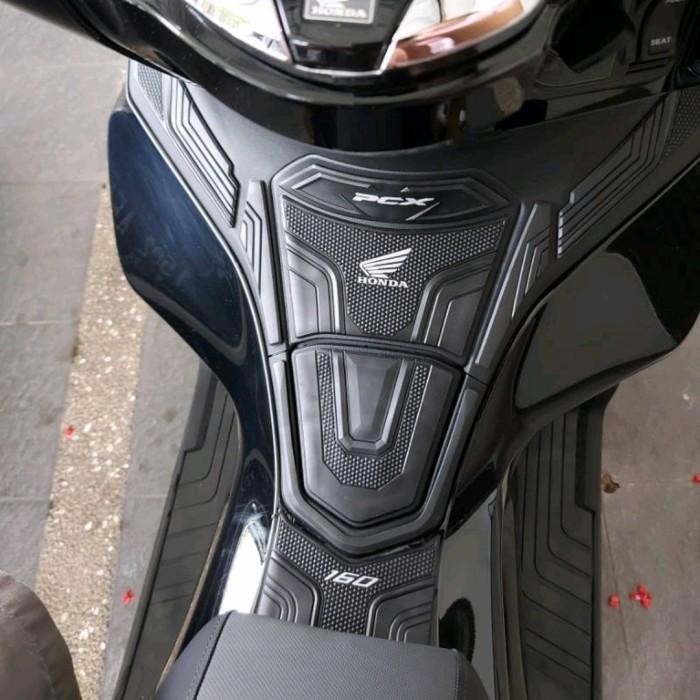 Tankpad Pcx 160 Karet Timbul 3D Merah Biru Gold Silver Putih