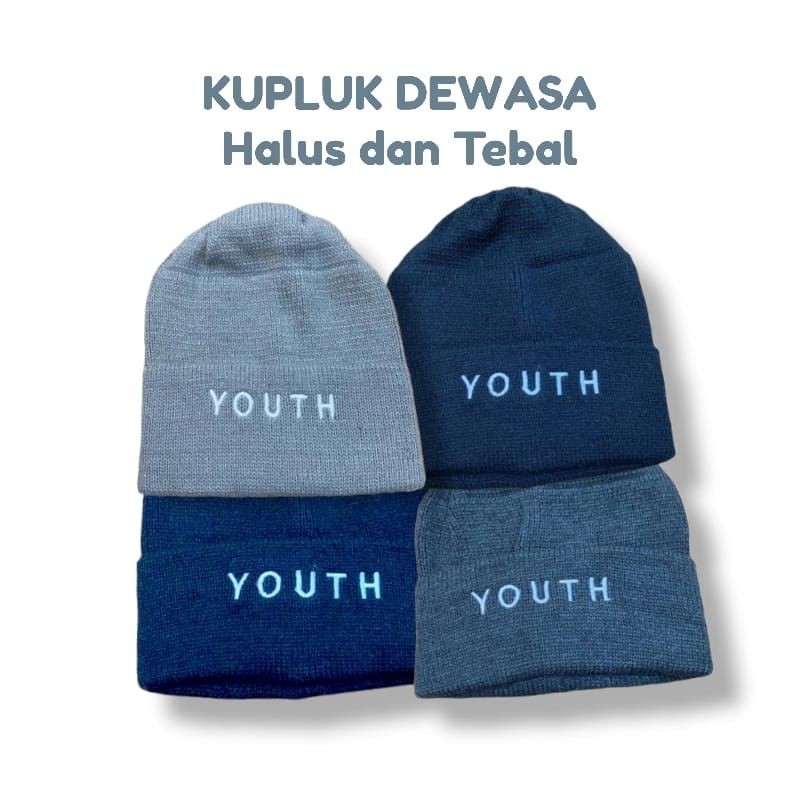 DISKON KUPLUK RAJUT YOUTH TOPI KUPLUK PRIA WANITA BEANIE TERBARU BI5