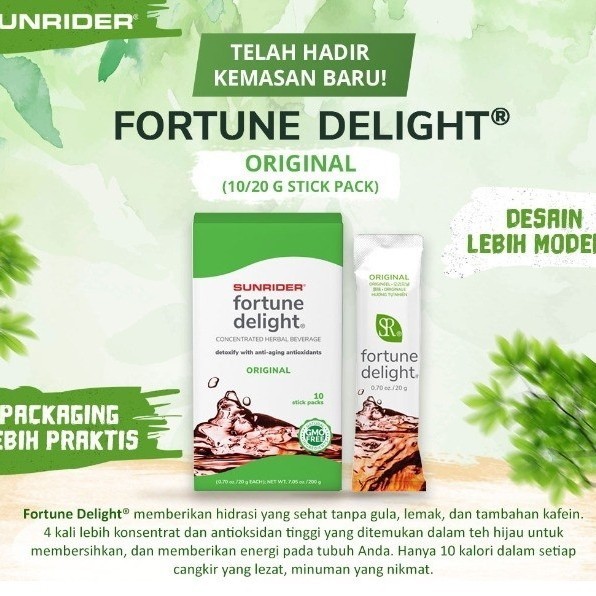 

Fortune Delight Herbal Tea Gempur Lemak Reguler 10 sachet @ 20 gram