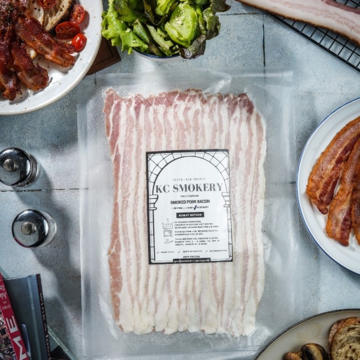 

Special Deal 4 Pack Bundle Smoked Honey Pork Bacon (Thin Cut)