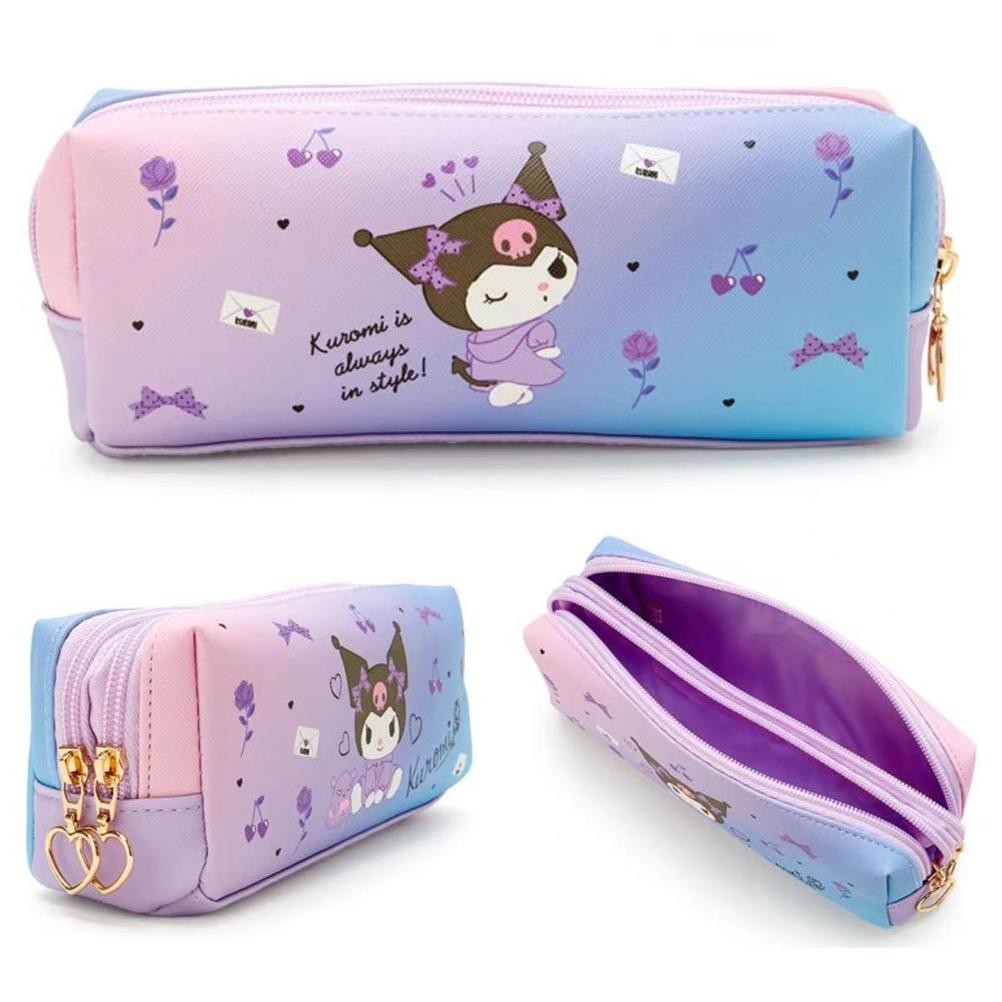 

Trt SANRIO PENSIL CASE / TEMPAT PENSIL AESTHETIC CINANMOROL/KUROMI/MELODI TERLARIS