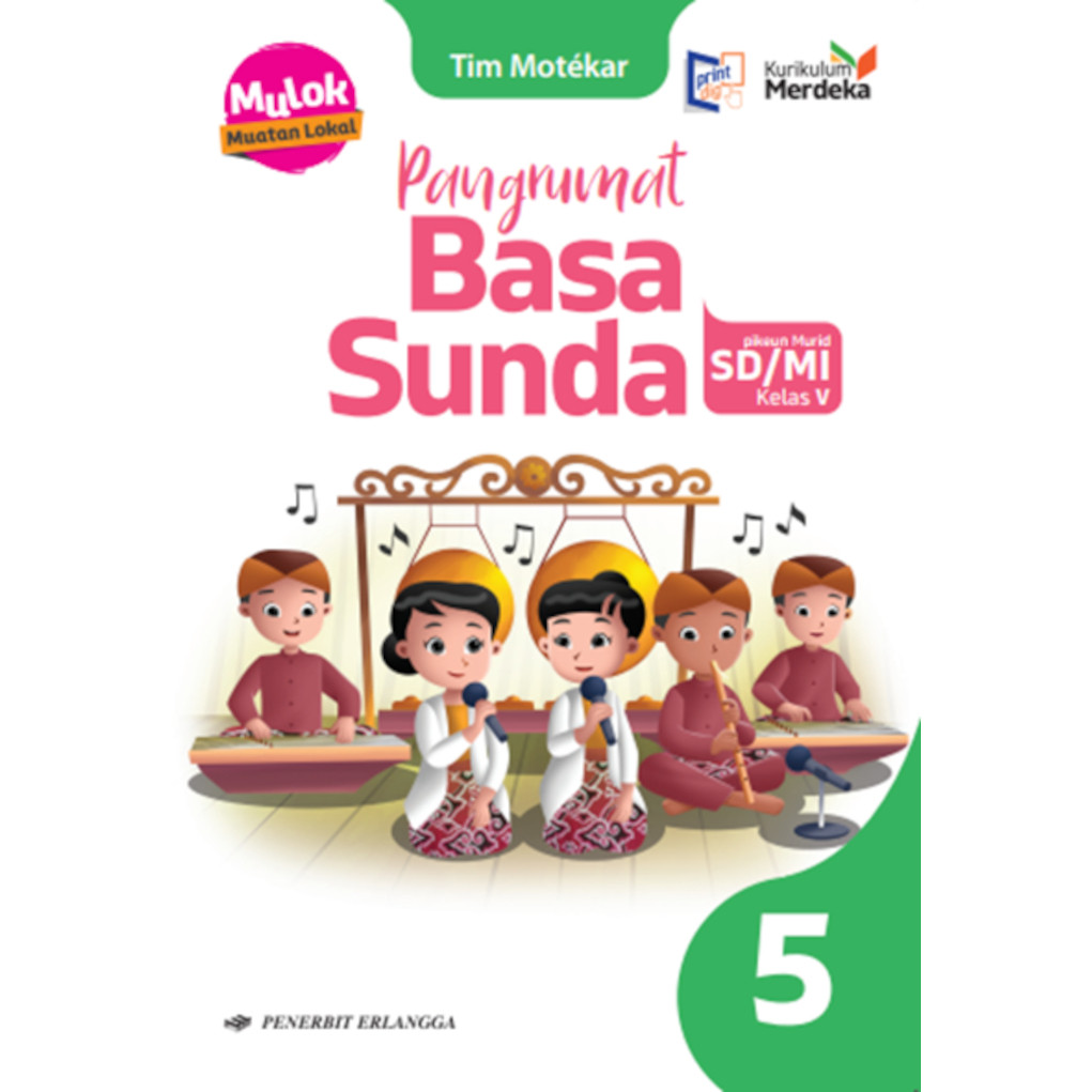 Buku SD BAHASA SUNDA Pangrumat Basa Sunda kelas 5 Kurikulum Merdeka