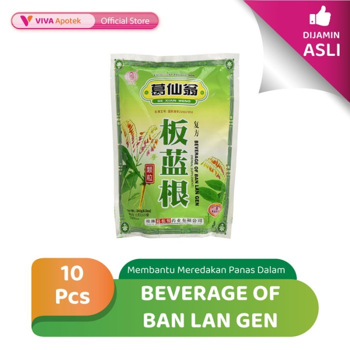 

Beverage Of Ban Lan Gen Sach; Pack 10`S