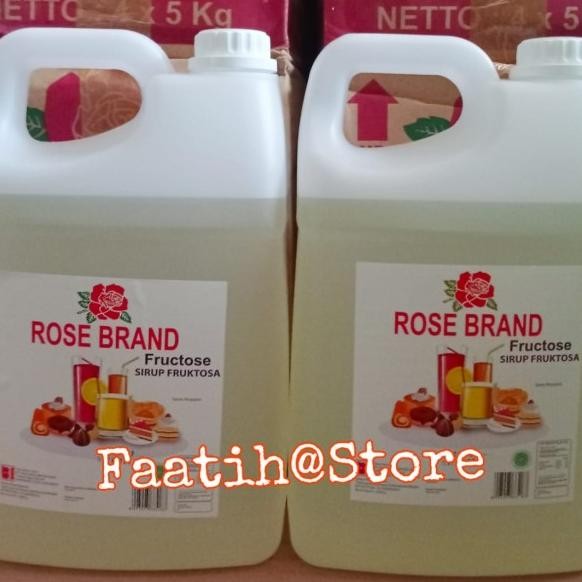 

Rose Brand Gula Cair/Simple Syrup/Fruktosa 5 Kg (Khusus Grab/Gojek)