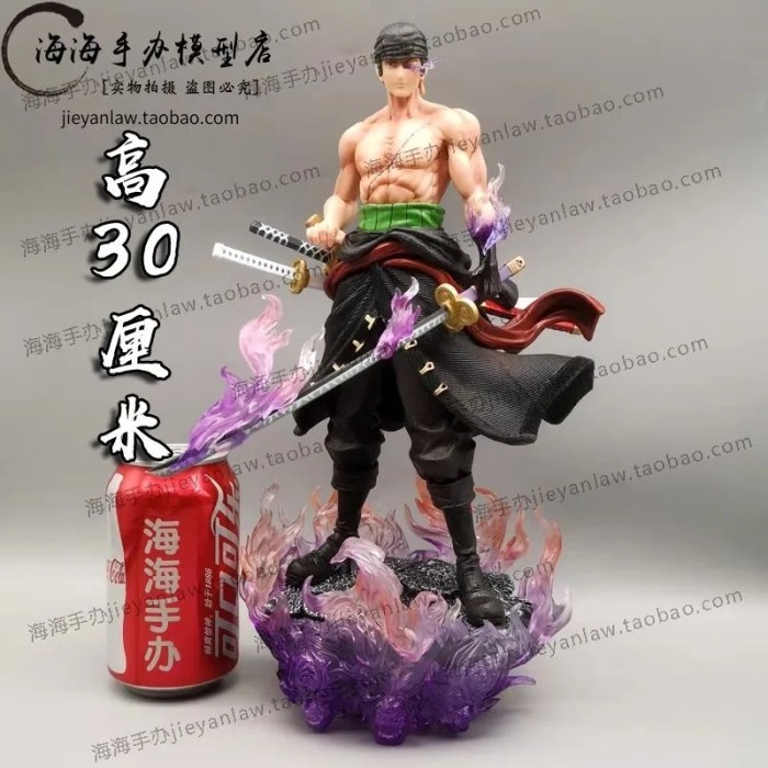 Action Figure One Piece Roronoa Zoro Torch Burning Studio Enma