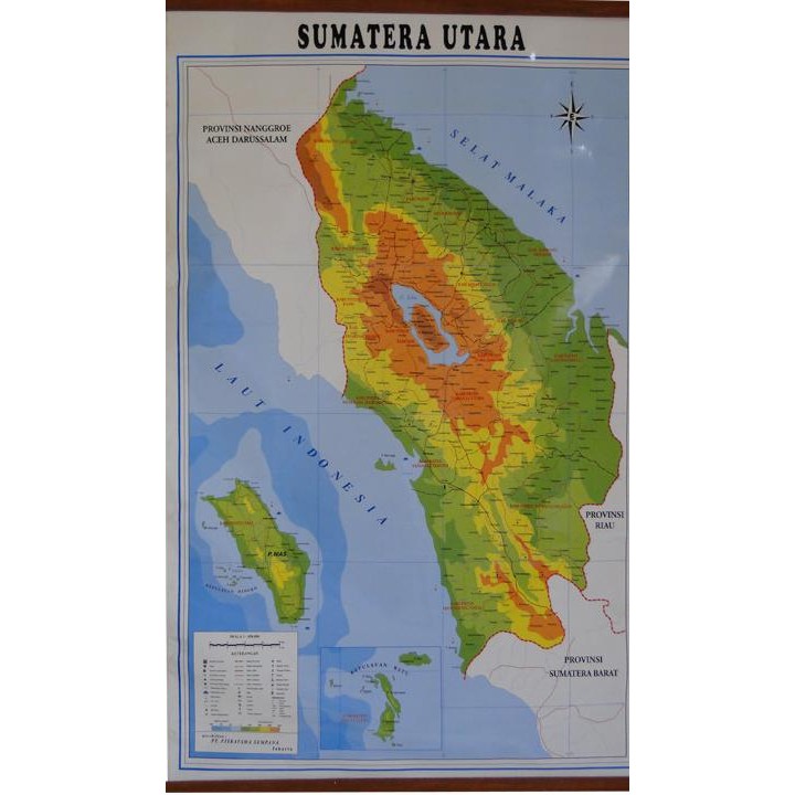 

Peta Provinsi Sumatera Utara (Bingkai)