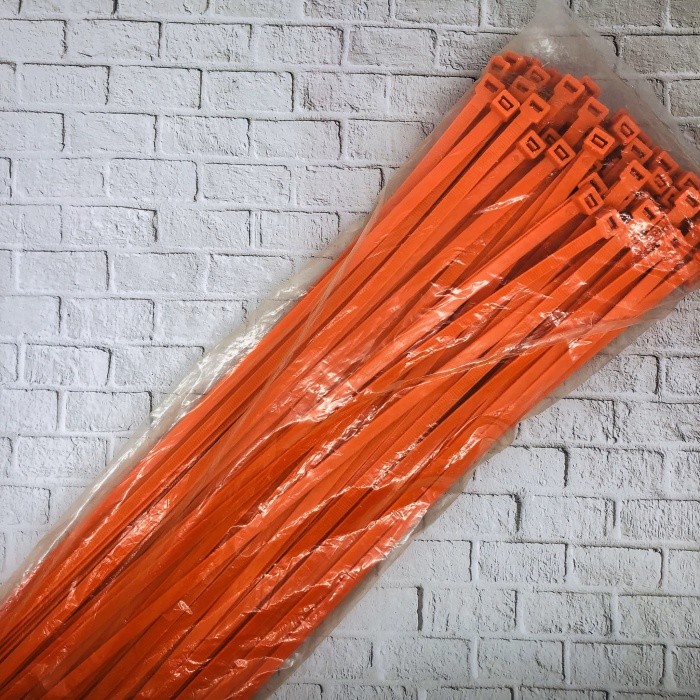 

Hz Cable Ties 9 X 550 Mm Color/Warna Orange/Kabel Tis Oren/Cable Tie