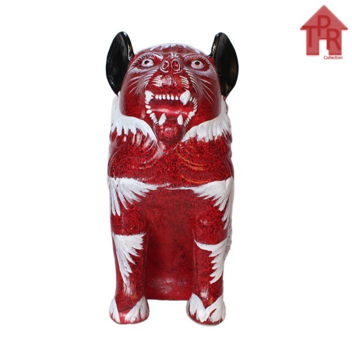 Han Gerabah - Celengan Tanah Liat Macan Duduk Size Jumbo T57 Gratis Ongkir