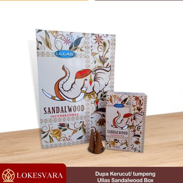 Produk Terbaik] Dupa Hio Buhur Kerucut Tumpeng Cone Aromaterapi India Ullas Sandalwood