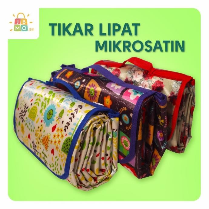 Tikar Piknik Lipat Microsatin/karpet lipat piknik microsatin