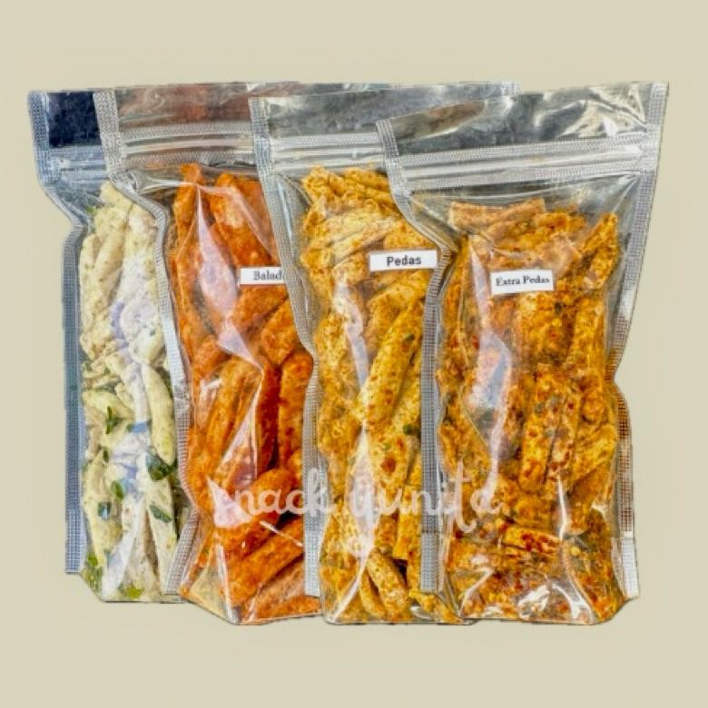 

hjg-7 Basreng Daun Jeruk kemasan 50 gram (20 pcs) Hemat