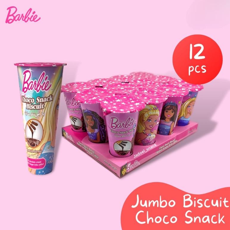 

Super Sale GROSIR - JUMBO Barbie Choco Stick Biskuit 12 X 45 GR Rasa Cokelat by Jadoel_Snack Viral