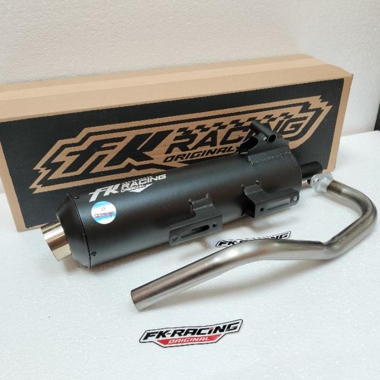 Paling Murah Knalpot Standar Racing Copy CMS Vario 150 LED Vario 125 LED - FK Racing Suara Bass Adem