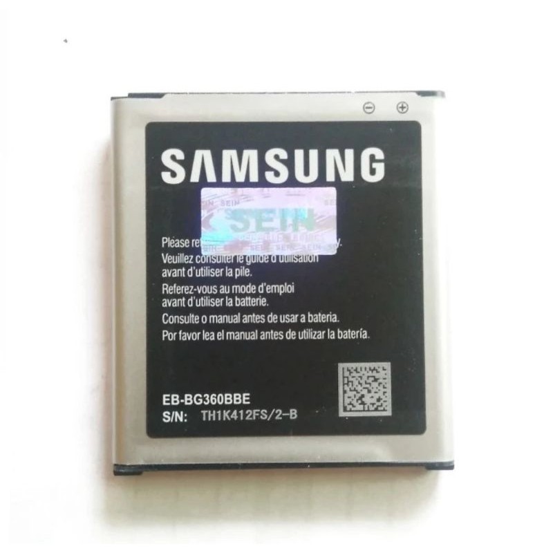 ORIGINAL NEW BATRE BATERAI HANDPHONE SAMSUNG J2 J200 J2 2015 MODEL EB-BG360CBE