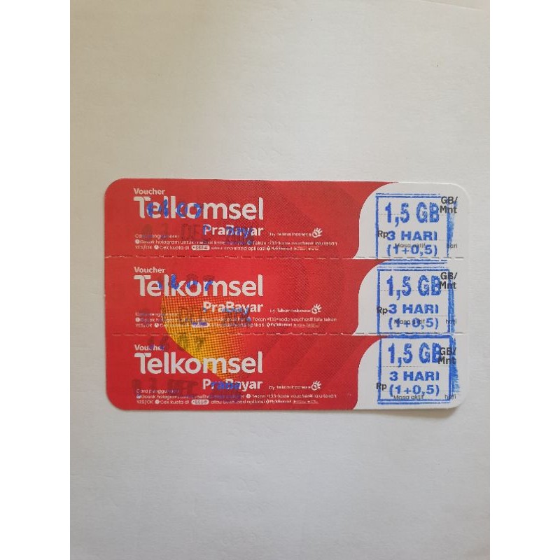 Voucher Data Telkomsel 1,5GB