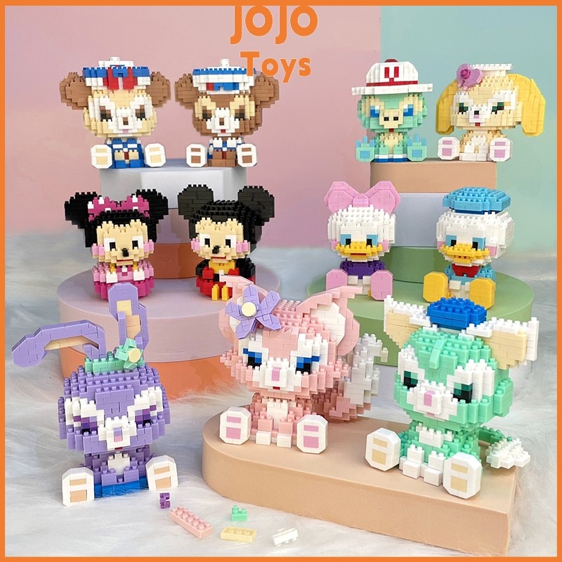 Jojo Mini Blok Mainan Edukatif  Hadiah Anak Mainan Edukasi Karakter Kartun Lucu Balok Susun