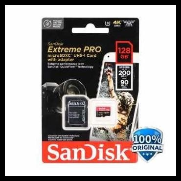 Sandisk Micro Sd Card 128Gb Extreme Pro 200 Mb/S A2 4K 128 Gb Original