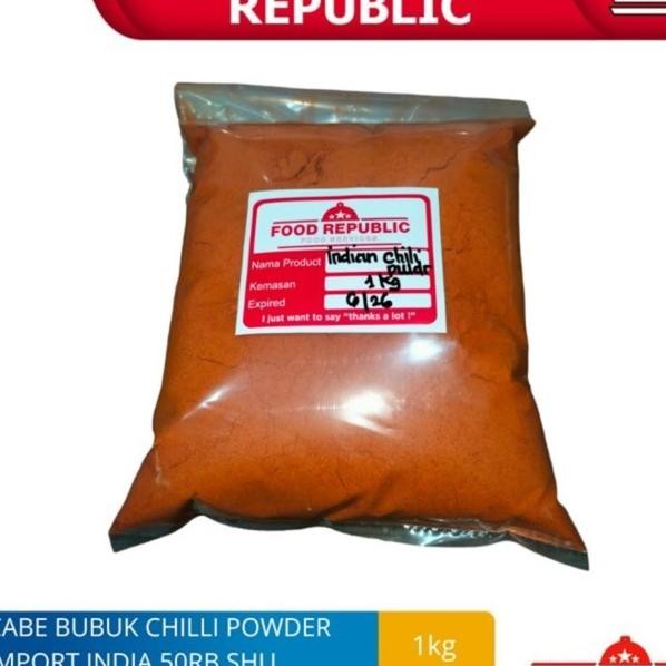 

Cabe Bubuk / Chilli Powder 1Kg Murni Shu 50Rb Extra Pedas India