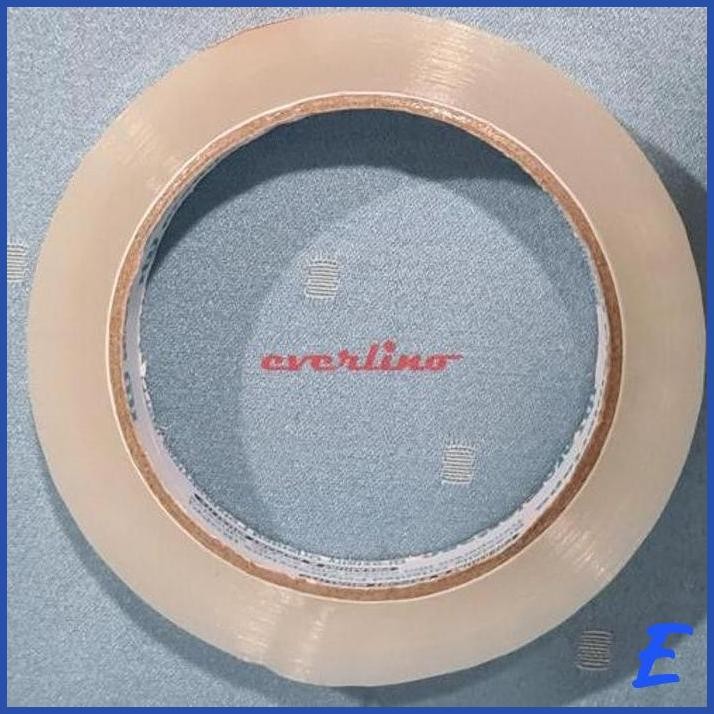 

| EV | PREMIER TAPE 24 MM 100YARD ISOLASI SOLASI SELOTIP LAKBAN BENING
