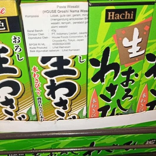 

House Oroshi Nama Pasta Wasabi 43Gr Produk Jepang