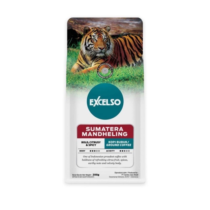 

Excelso Kopi Sumatera Mandheling Bubuk 200G