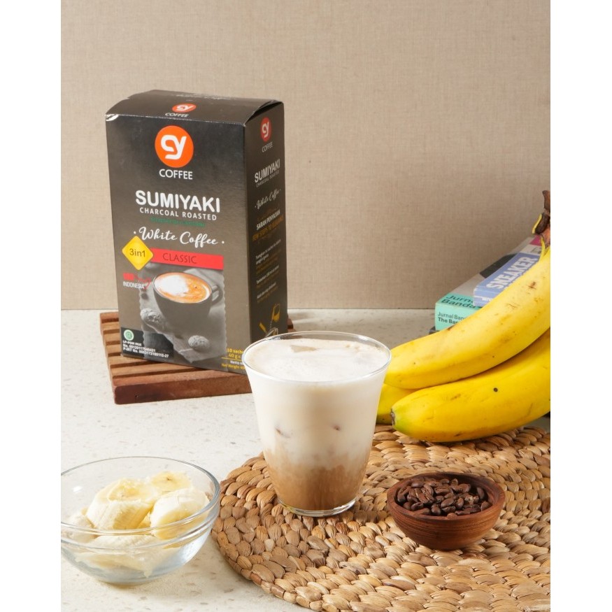 

Cy Sumiyaki White Coffee Instan Kopi1 Box 10 Sachet ( Kopi Putih )