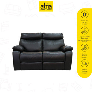 Atria Sofa Santai Recliner Kulit Asli Brazilia 2 SEAT