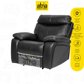 Atria Sofa Santai Recliner Kulit Asli Brazilia 1 SEAT
