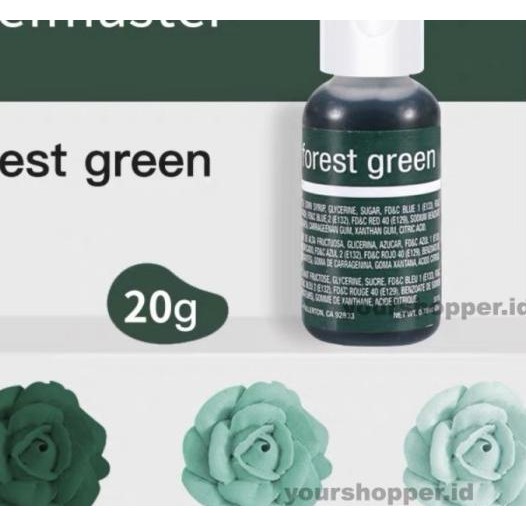 

Forest Green Chefmaster Liqua-Gel Food Colng