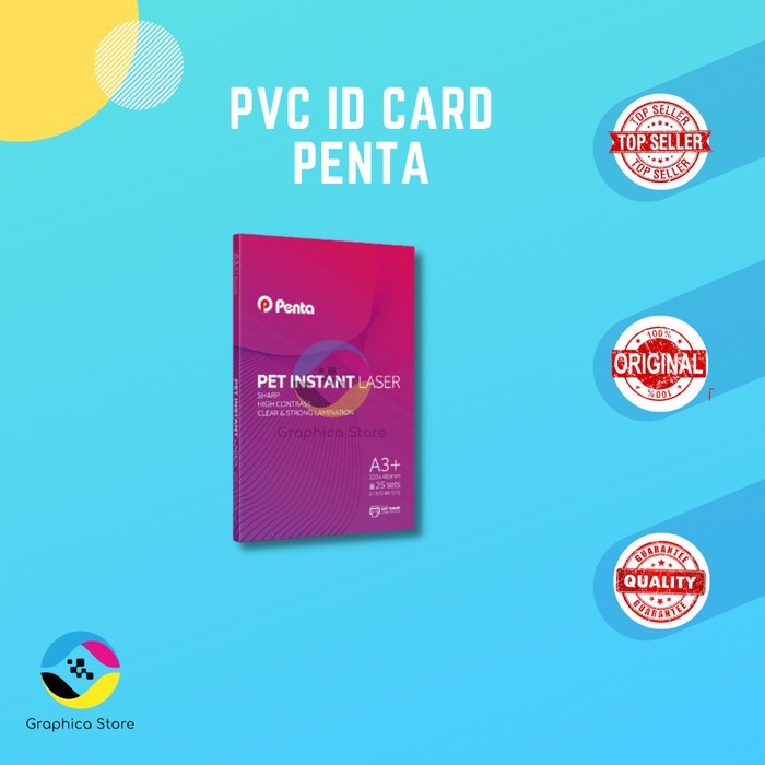 

Terbaru!!! Bahan ID Card PVC ID Card Laser PENTA PET Instant Name Tag