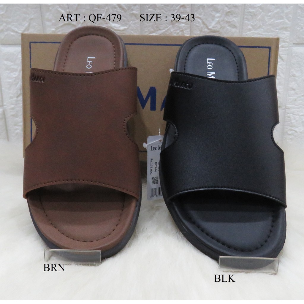 SANDAL PRIA KULIT MEREK LEO MARCO ART QF-479 PRICE RP 238.000 BRAND ORIGINAL
