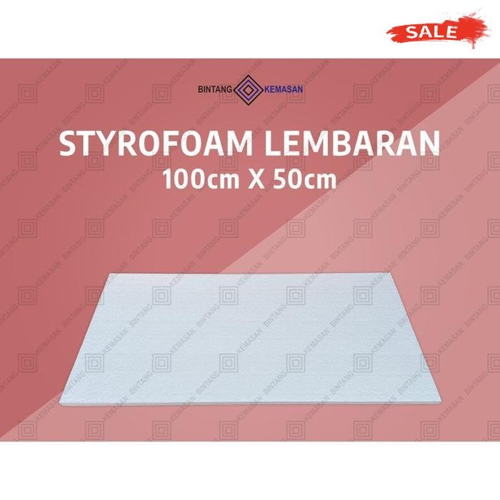 

Cod Styrofoam Lembaran 100 X 50 X 2Cm Lembaran Packing Lembaran Dekorasi Papan Styrofoam / Ekspedisi Promo Hemat