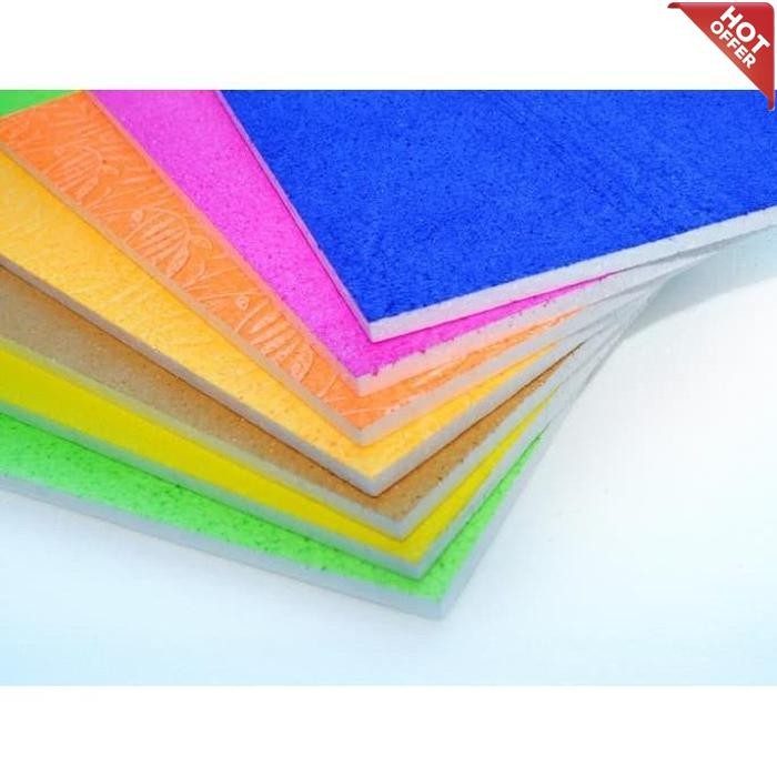 

Tarbaru Styrofoam Warna Ukuran 40*60*1,5Cm / Sterofom Prakarya/Meding Jaminan Original