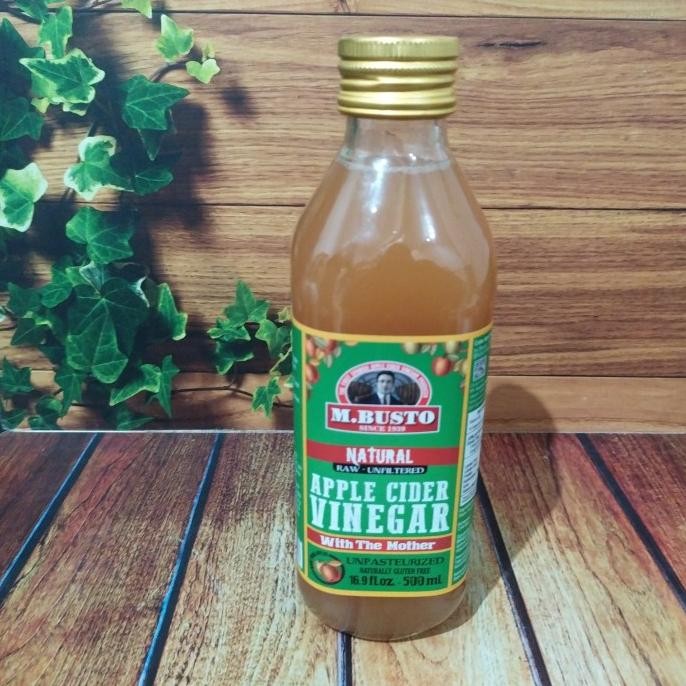 

=====] Cuka Apel M Busto Apple Cider Vinegar with the Mother