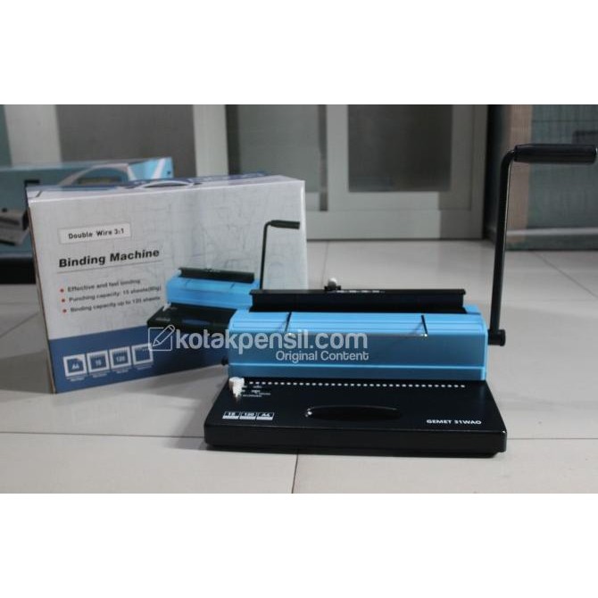 

MESIN JILID SPIRAL KAWAT GEMET 31 WAO (A4, 3:1) ORIGINAL DAN TERPERCAYA