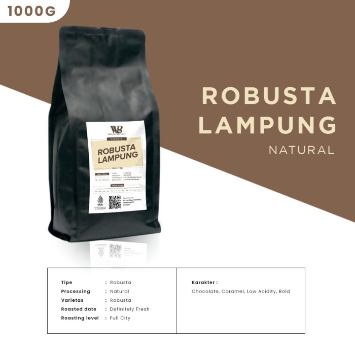

Workshop Brother Kopi Robusta Lampung 1Kg - Biji Atau Bubuk