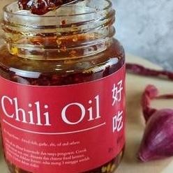 

Chili Oil Yovi / Nyak Cabai With Crunchy Garlic/Sambal,Sambel Dimsum
